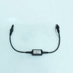 3A AC/DC, 0,5m, sort 