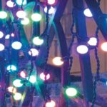Multifarvet cherrylight lysgardin 2x3m RGB