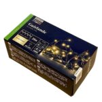 Lyskæde med 8 funktioner, FLICKER LIGHT® LED - 25m Varm hvid LED