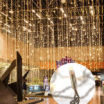 JOYLIGHT¨ led, indendørs lysgardin, varm hvid med kold slow flash, 230V 2m x 3m 