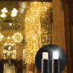 Lysgardin, varm hvid LED+ m. slowflash Varm hvid LED
