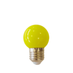 LED-pære, gul LED, G45, E27 Gul LED