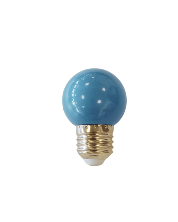 LED-pære, blå LED, G45, E27