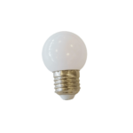 LED-pære, hvid, G45, E27 Varm hvid LED