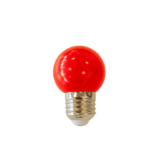 LED-pære, rød LED, G45, E27 Rød LED