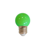 LED-pære, grøn LED, G45, E27 Grøn LED
