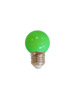 LED-pære, grøn LED, G45, E27