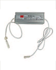 200W transformer 0,5m, sort