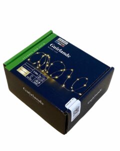 Batteridrevet lyskæde.
