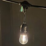 Party festoon 25m, varm hvid, E27, inkl pærer Varm hvid LED