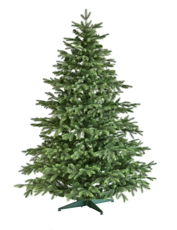Flot kunstigt juletræ med grene i pe og pvc.