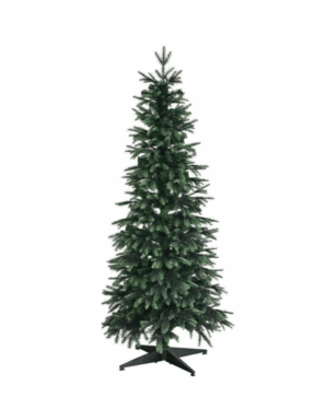 Kunstigt juletræ med grene i PE og PVC