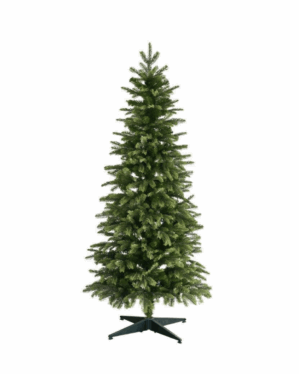 Kunstigt juletræ der ser ægte ud med grene i PE og PVC.