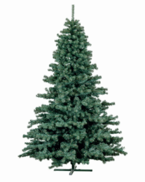 Kunstigt juletræ med naturtro look og tætte grønne grene