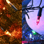 Dualcolor lyskæde i vintagestil (varm hvid/ multifarvet) - 8m, 8 funktioner m. m Multicolor LED, Varm hvid LED, statisk lys