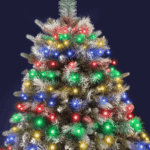Lysgardin til juletræ - 1,8 m med 432 multicolor LED og 8 funktioner Multicolor LED