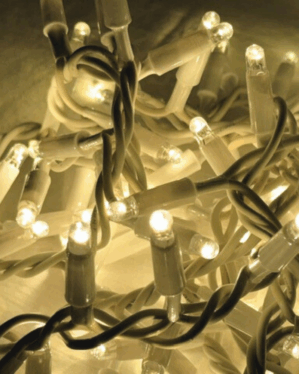 Jadalight pro lyskæde med hvid ledning og dualcolor varm hvid