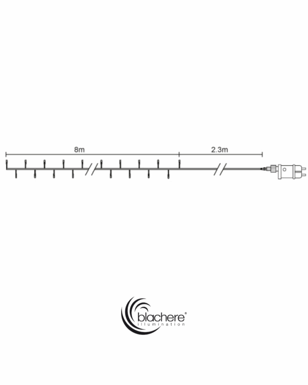 FLICKER LIGHT® LED - 8m, multicolor, 8 funktioner m. memory - Billede 3