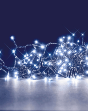 Lyskæde med hvidt lys