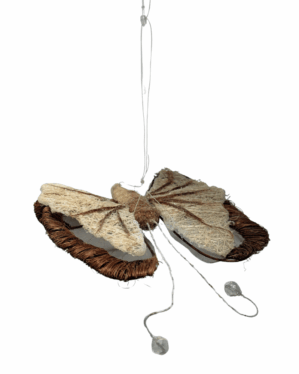 Sommerfugl i brunlige farver til ophæng