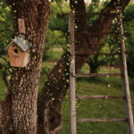 Solcelle lyskæde med varm hvid LED (8 lysmønstre) 40m Varm hvid LED, statisk lys