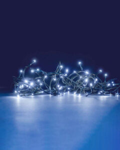 LED-lyskæder med solceller