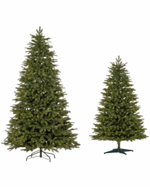 Naturtro kunstigt juletræ med grene i PE og PVC mix