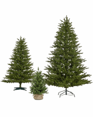 Premium kunstigt juletræ med grene i 100% PE