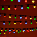 JadaLight PRO Party lyskæde 10 m, sort, 25 x E27 multicolor LED 10 m