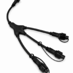 JadaLight PRO Y-fordeler, 3 outputs, 12 x 12 cm, sort 