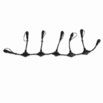 JadaLight PRO T fordeler, 6 outputs, sort 