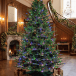 Kunstigt juletræ, Nordic Fir Tree, H: 229 cm, PE/PVC, WW/multicolor 229 cm