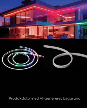 LED neon flex i forskellige farver