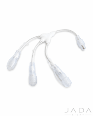 JadaLight PRO Y-fordeler i transparent farve.