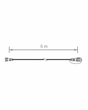Tegning af forlængerledning til LED+.