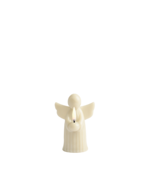 Uyuni LED candle Angel, Vanilla, Smooth, 9x12 cm