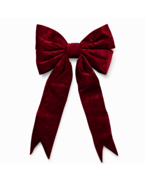 Burgundy sløjfe 95 cm