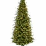 Kunstigt juletræ, NORDIC FIR Tree, H: 198 cm, PE/PVC, varm hvid/multicolor 198 cm