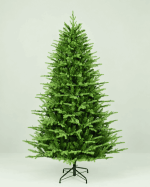 Grønt juletræ med tætte grene