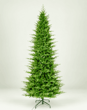 Slankt kunstigt juletræ