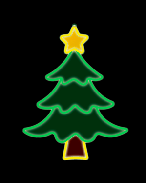 LED juletræ