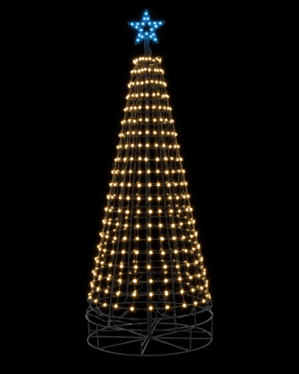 Pixel juletræ med varm hvid LED